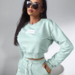 Komplet damski sportowy SNAZZY Ola Voga miętowy