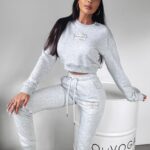 Komplet damski sportowy SNAZZY Ola Voga szary