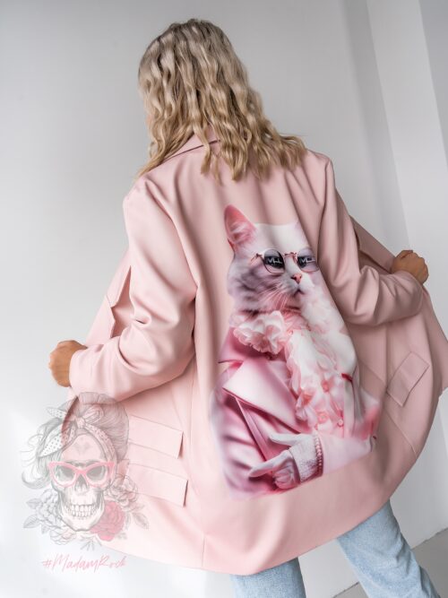 Marynarka oversizowa MC Karls różowa