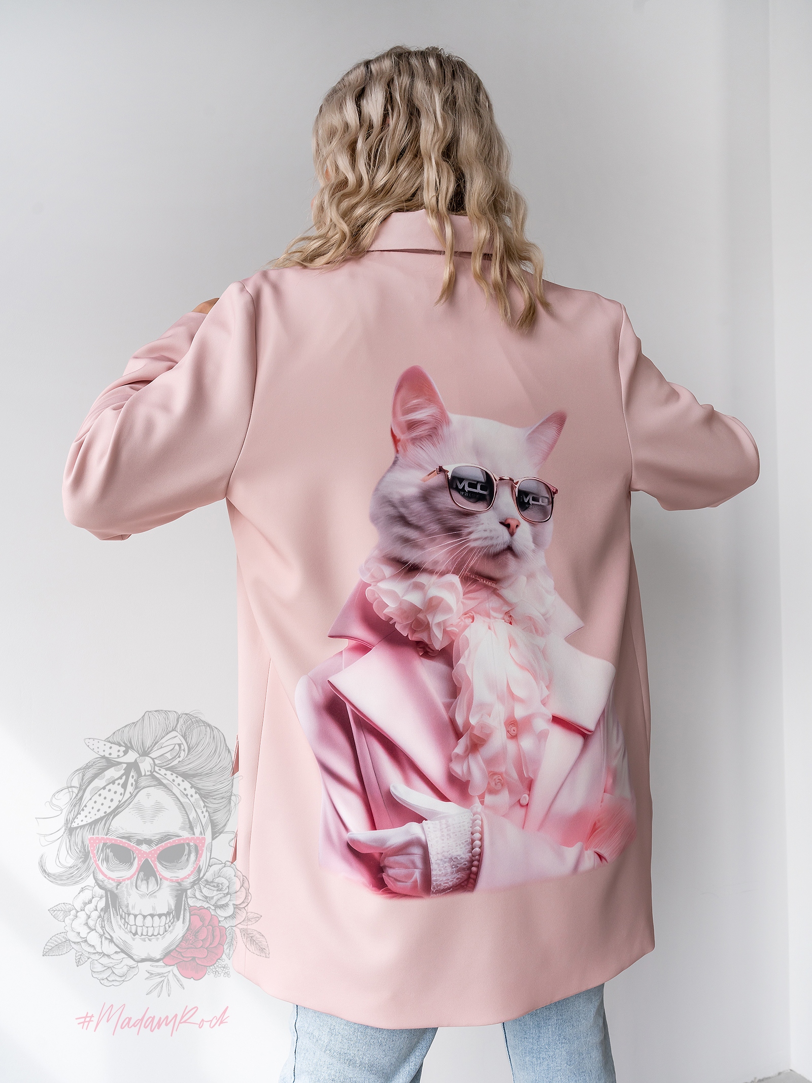 Marynarka oversizowa MC Karls różowa