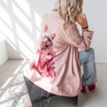 Marynarka z aplikacją MC Fancy Cat różowa