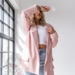 Marynarka z aplikacją MC Fancy Cat różowa