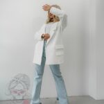 Marynarka oversize MC Owly biała