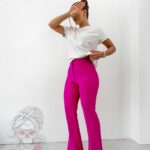 Spodnie Hipnosis amarantowe