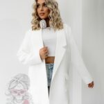 Marynarka przedłużana oversize MC Rabbit biała