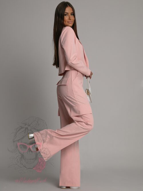 Komplet garniturowy Bambera pudrowy