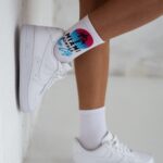 Skarpetki klasyczne Miami Summer białe