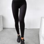 Legginsy dopasowane BELLE OLAVOGA czarne