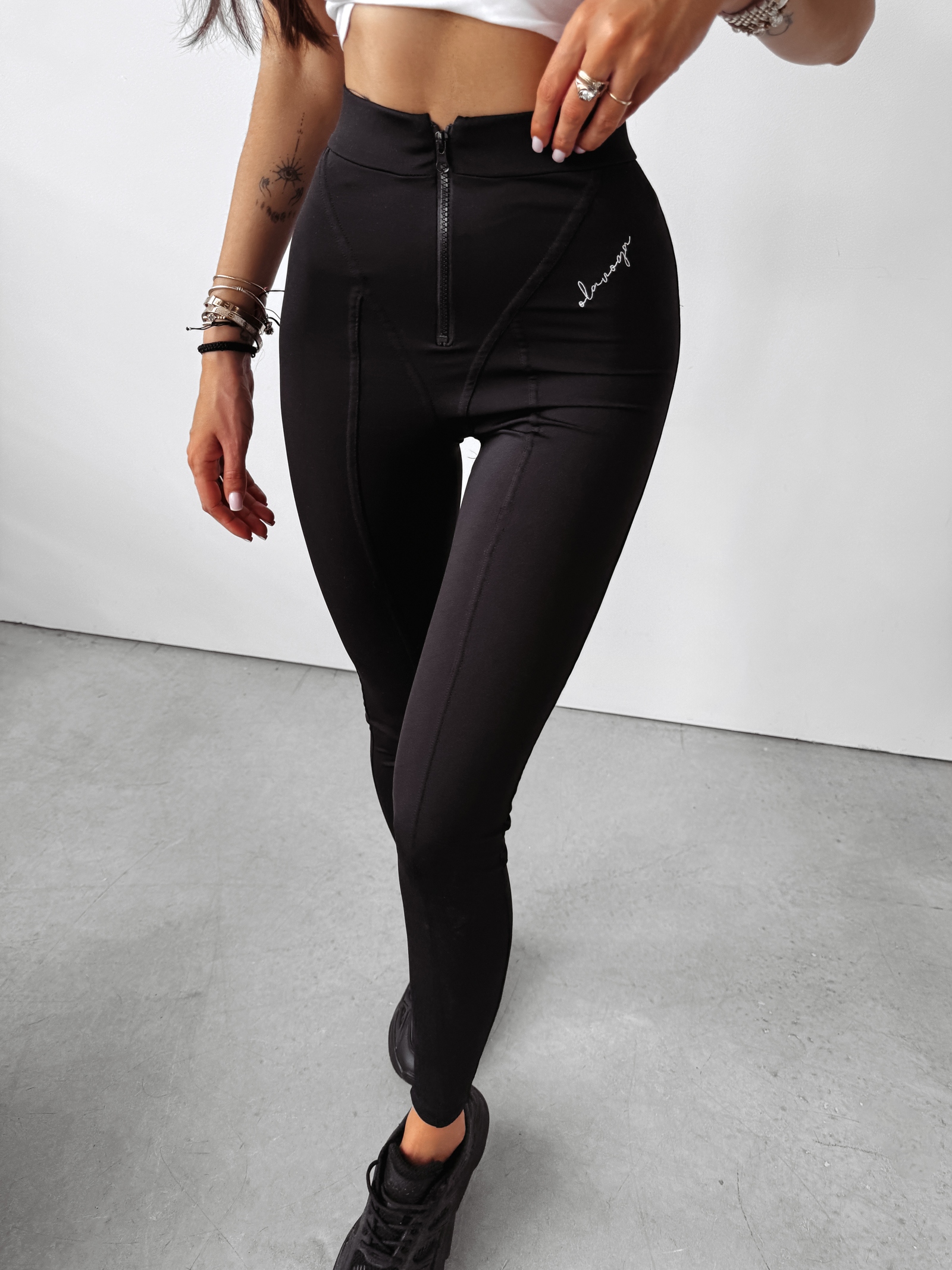 Legginsy elastyczne TREKKER Ola Voga czarne