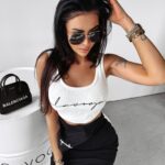 Sukienka na ramiączka MODERN Ola Voga czarna