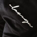 Komplet welurowy GEESTY Ola Voga czarny