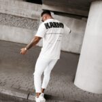 T-shirt męski MORPHIC Ola Voga ecru