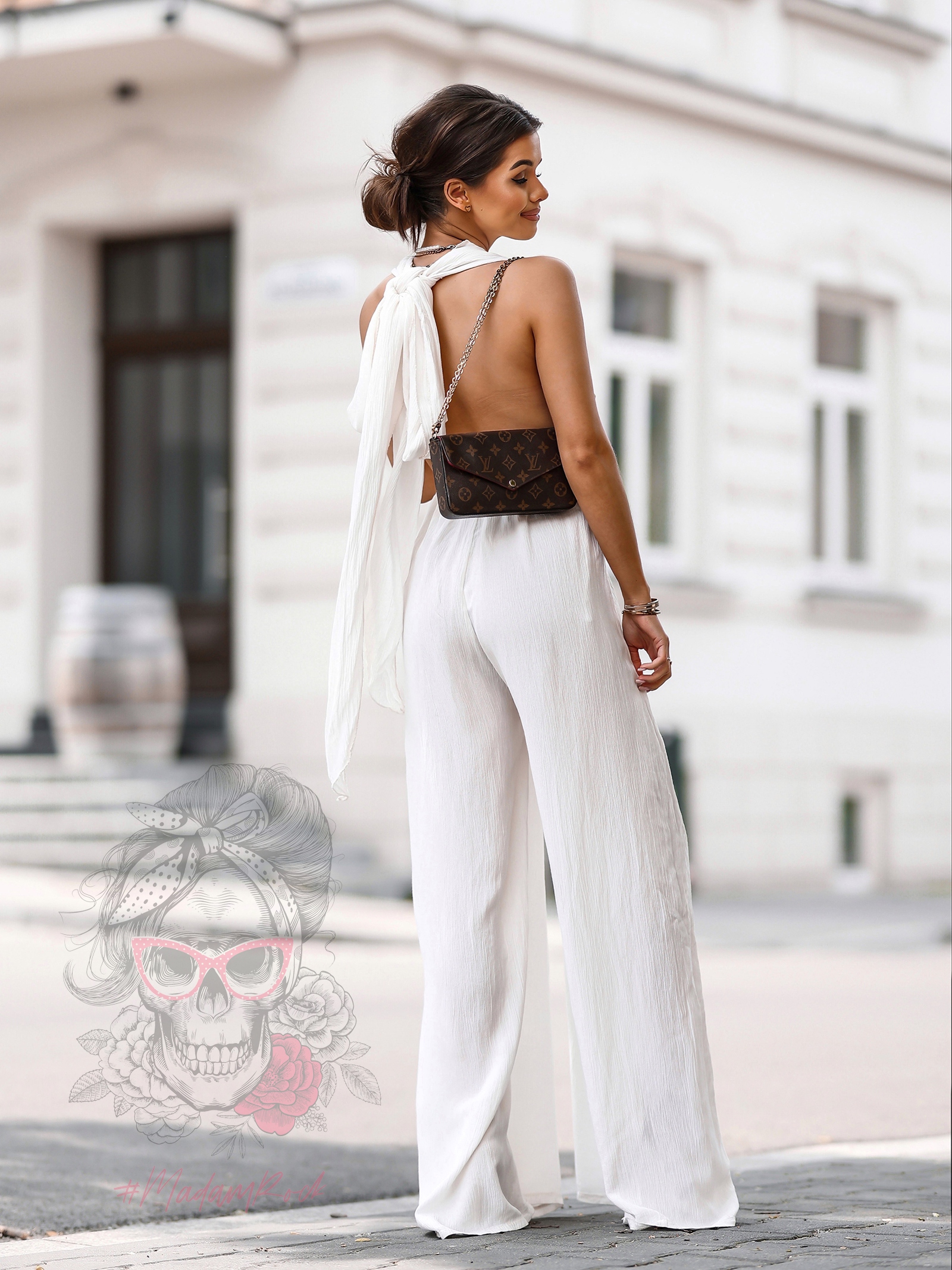 Kombinezon muślinowy Szampan ecru