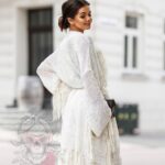 Sweter boho Ale Jazz ecru-złoty