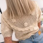 Bluzka sweterkowa Malina beżowa