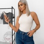 Top bokserka Dewan beżowy