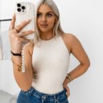 Top bokserka Dewan beżowy