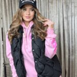 Kamizelka pleciona Hild czarna