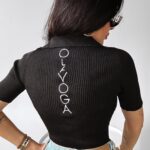 Bluzka z kołnierzykiem ARRAY Ola Voga czarna