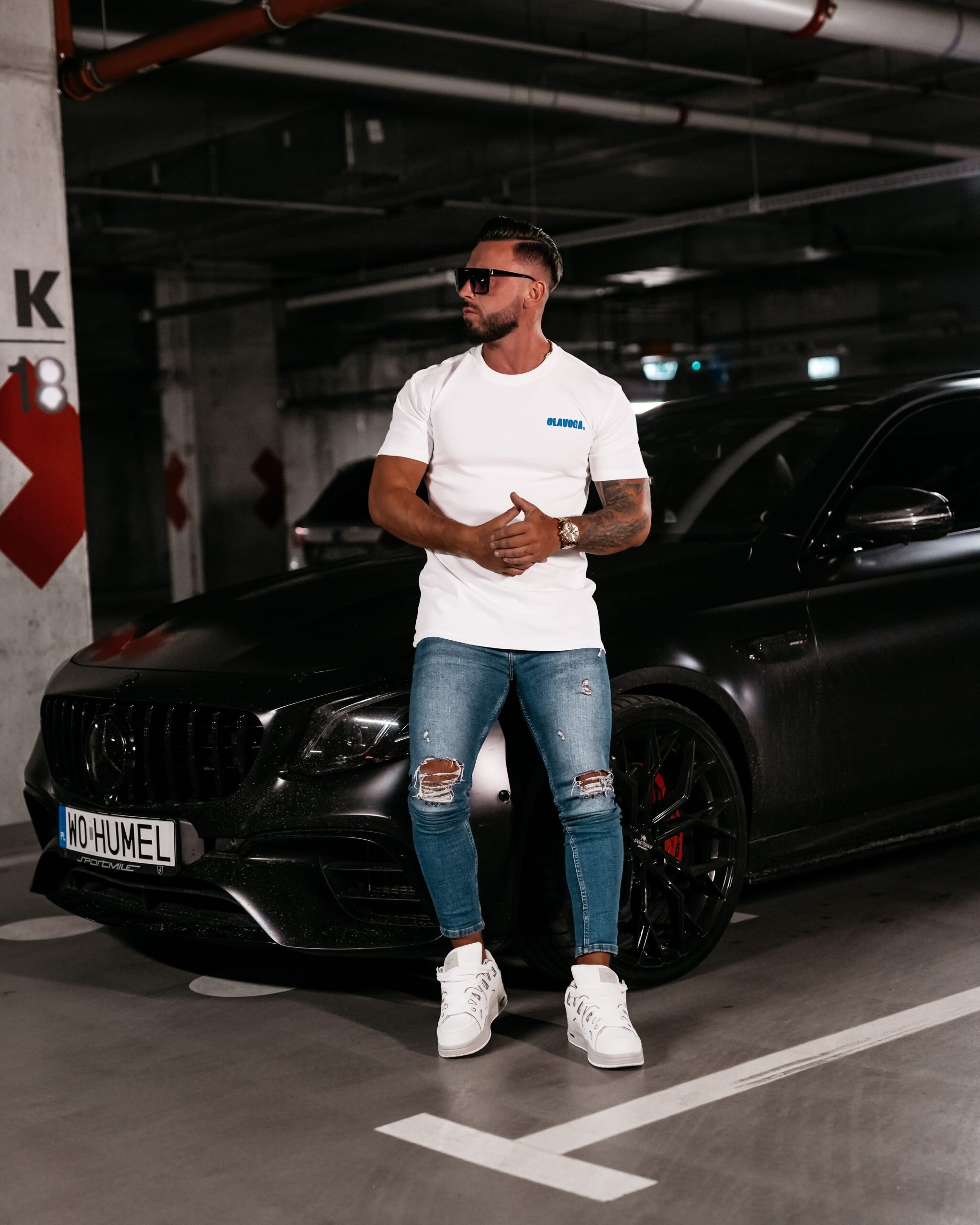 T-shirt męski UNLOCK Ola Voga ecru