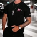 T-shirt bawełniany męski Haze Ola Voga czarny