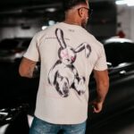 T-shirt bawełniany męski Haze Ola Voga beżowy