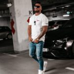 T-shirt bawełniany męski Haze Ola Voga ecru