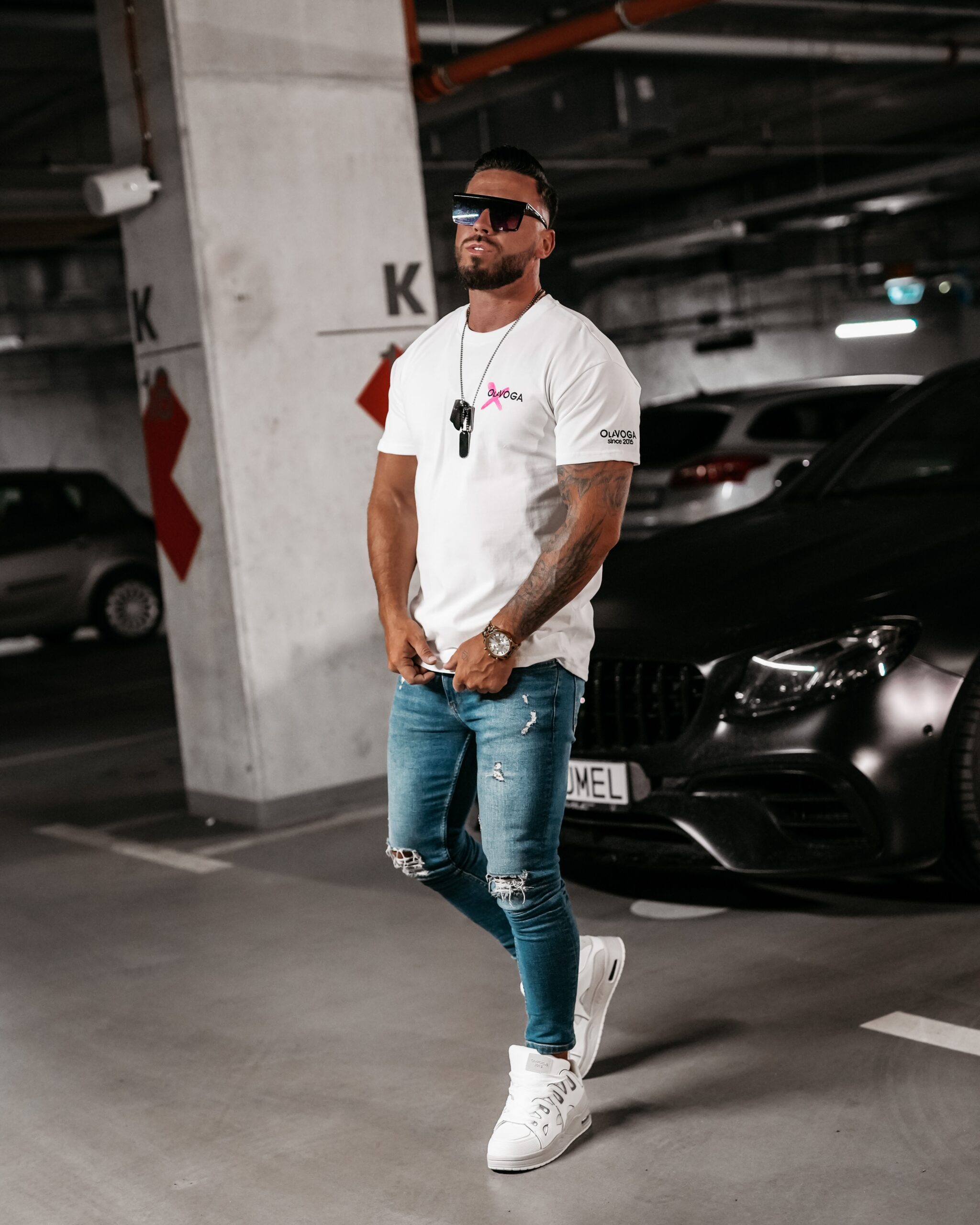 T-shirt bawełniany męski Haze Ola Voga ecru T-shirt bawełniany męski Haze Ola Voga ecru