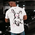 T-shirt bawełniany męski Haze Ola Voga ecru