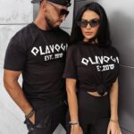 T-shirt damski Grecos Ola Voga czarny