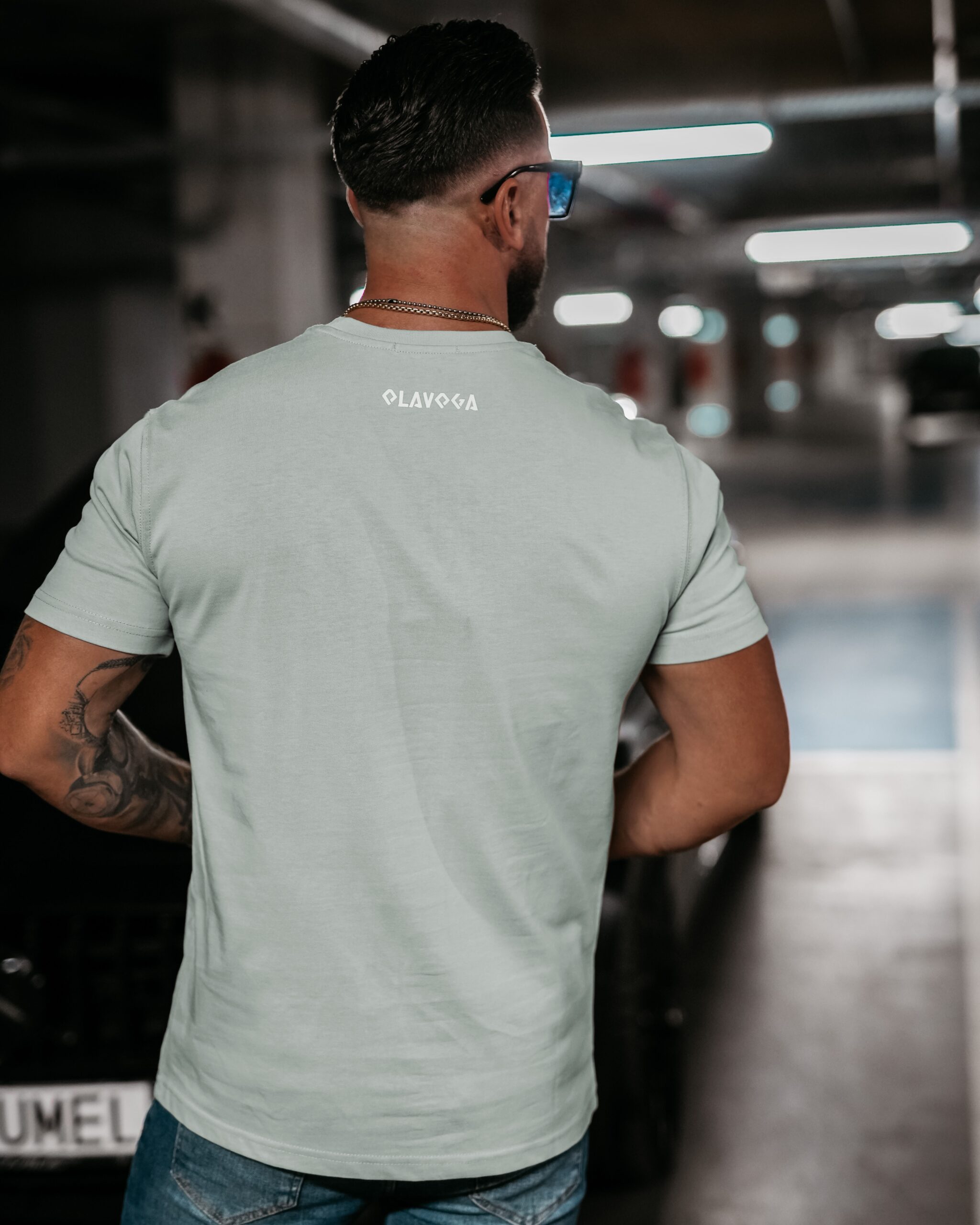 T-shirt męski logowany Grecos Men Ola Voga j.szary T-shirt męski logowany Grecos Men Ola Voga j.szary