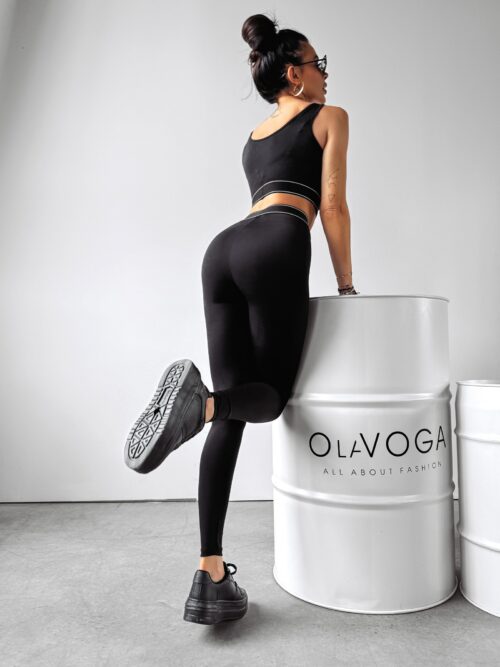 Komplet przylegający Femme Ola Voga czarny