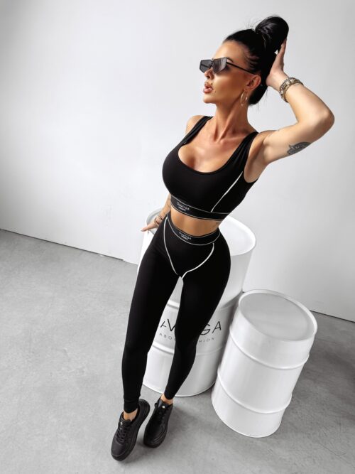 Komplet przylegający Femme Ola Voga czarny