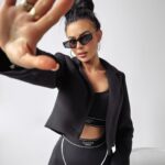 Komplet przylegający Femme Ola Voga czarny