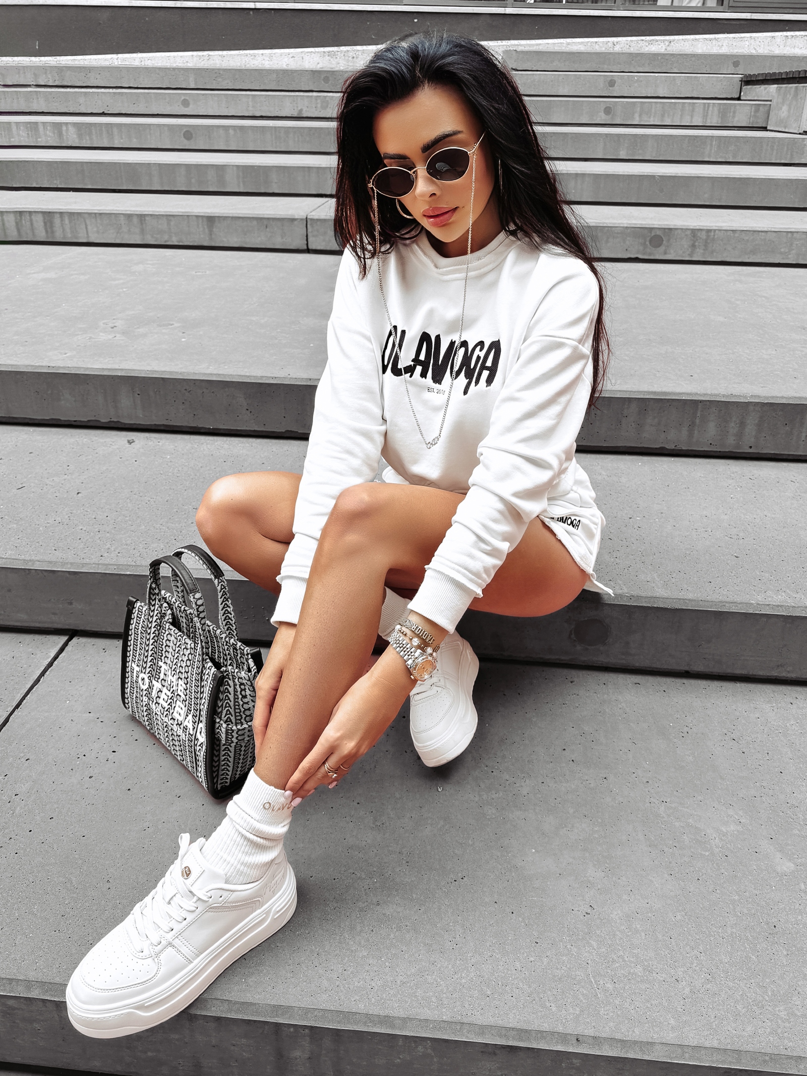 Komplet dresowy Twilight Ola Voga ecru