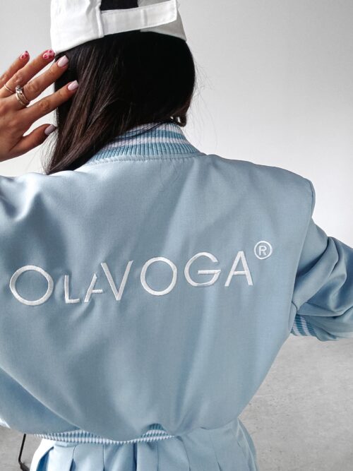 -wyprzedane-Komplet ze spódnicą Answear Ola Voga błękitny