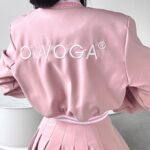 -wyprzedane-Komplet ze spódnicą Answear Ola Voga pudrowy róż