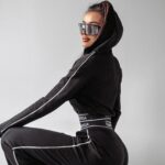 -wyprzedane-Komplet bawełniany Euphoria Ola Voga czarny