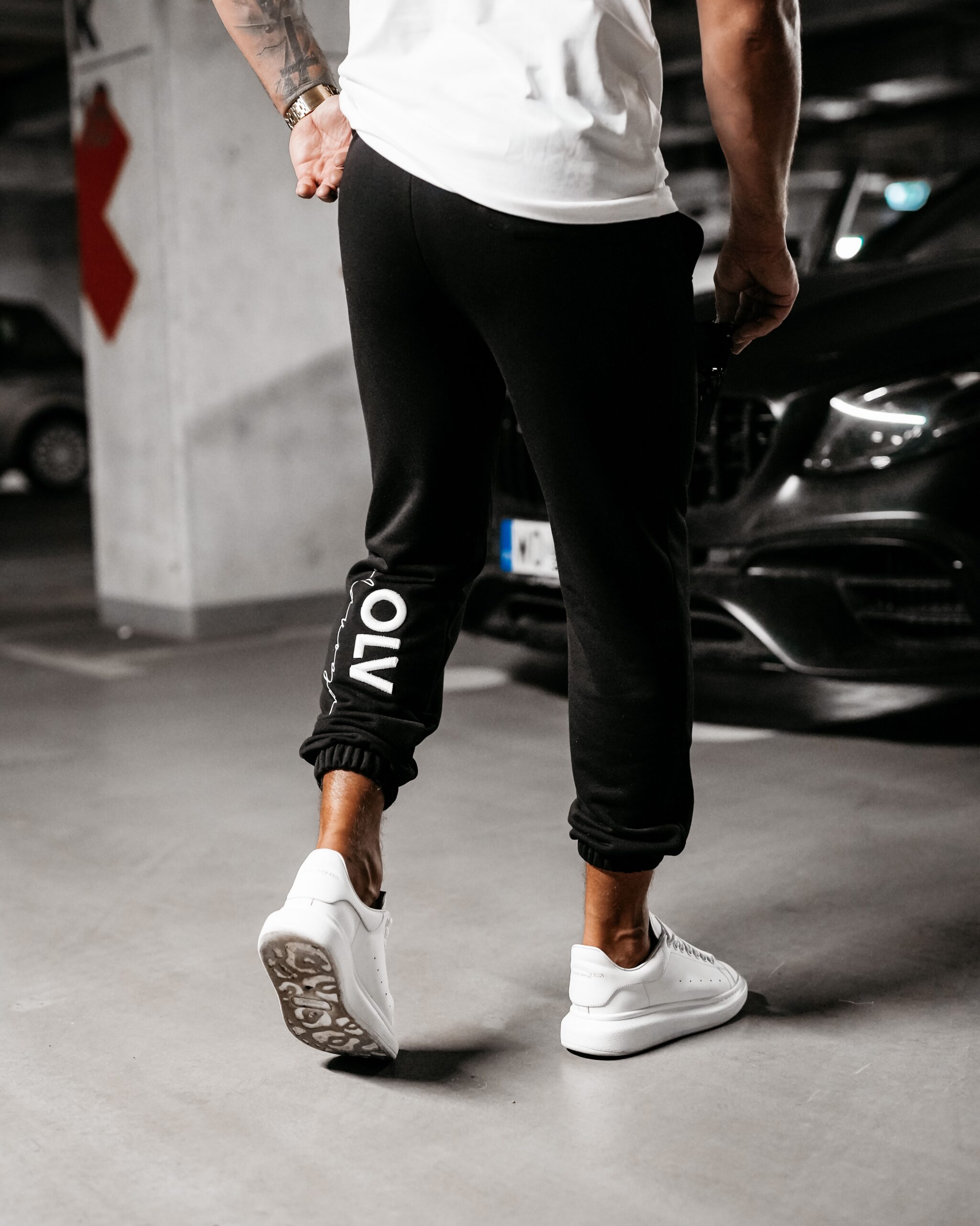 Spodnie męskie dresowe Barton Ola Voga czarne Spodnie męskie dresowe Barton Ola Voga czarne