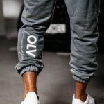 Spodnie męskie dresowe Barton Ola Voga grafitowe