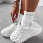 Skarpetki 3-PAK damskie za kostkę Kana Ola Voga białe