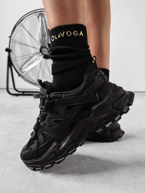 Skarpetki 3-PAK damskie za kostkę Kana Ola Voga czarne