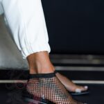 Sandałki z siatki Madam Spears czarne