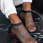 Sandałki z siatki Madam Spears czarne