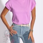 T-shirt basic Ader lila