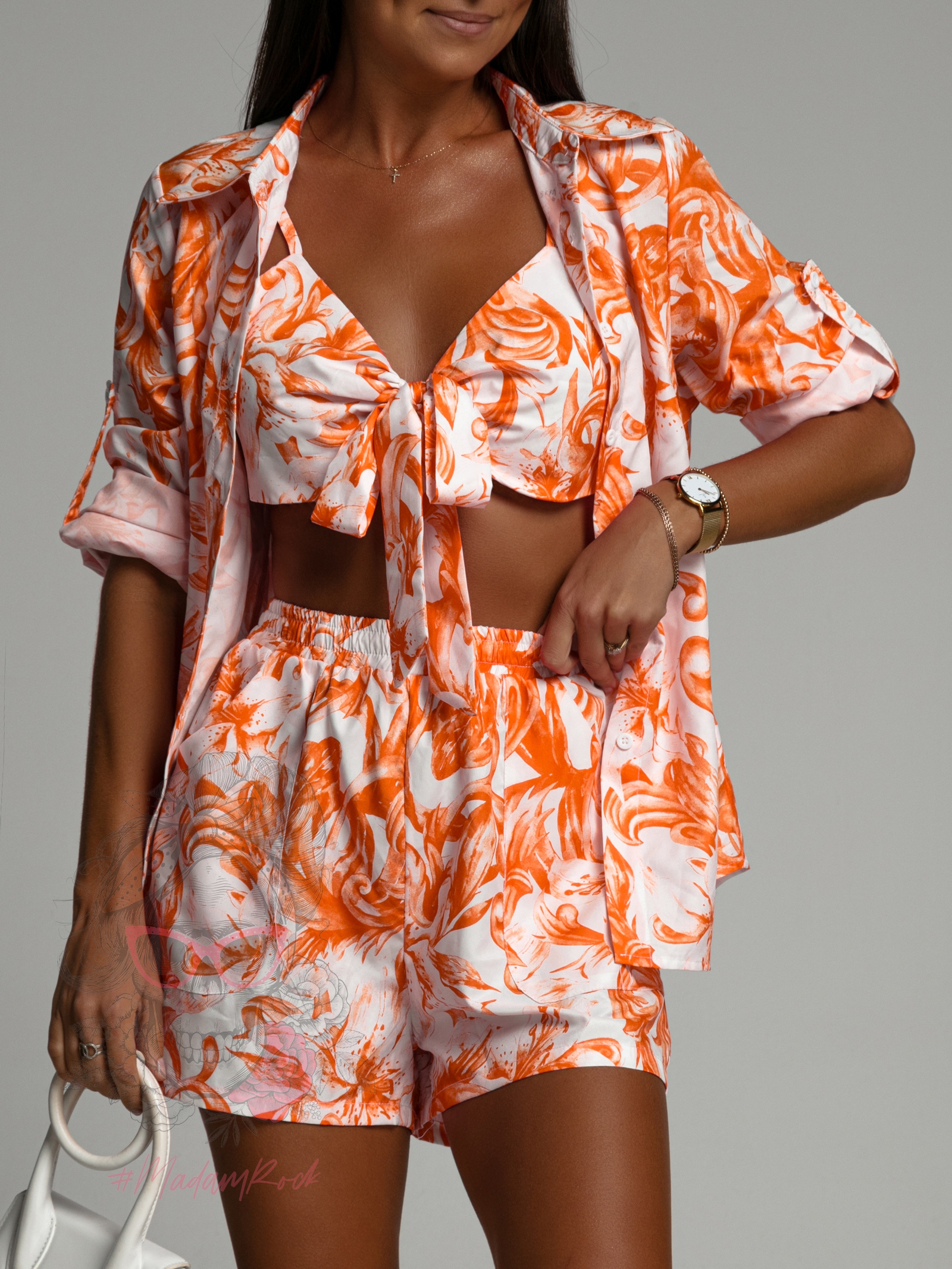 Komplet 3-częściowy Arubi pomarańczowy