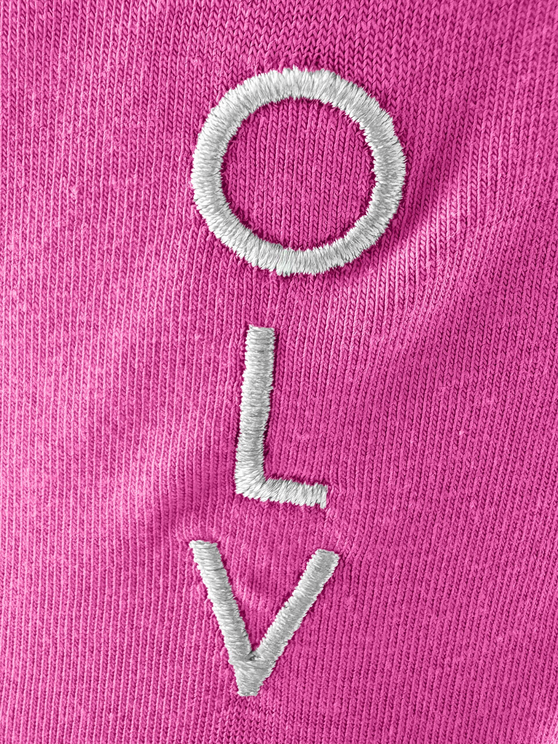 T-shirt taliowany Not Your Baby Ola Voga róż