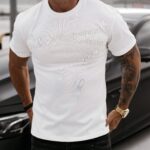 T-shirt męski bawełniany Zone Ola Voga ecru