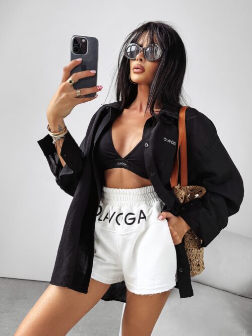 Koszula damska oversize Madly Ola Voga czarna