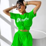 Komplet welurowy Couture Ola Voga zielony